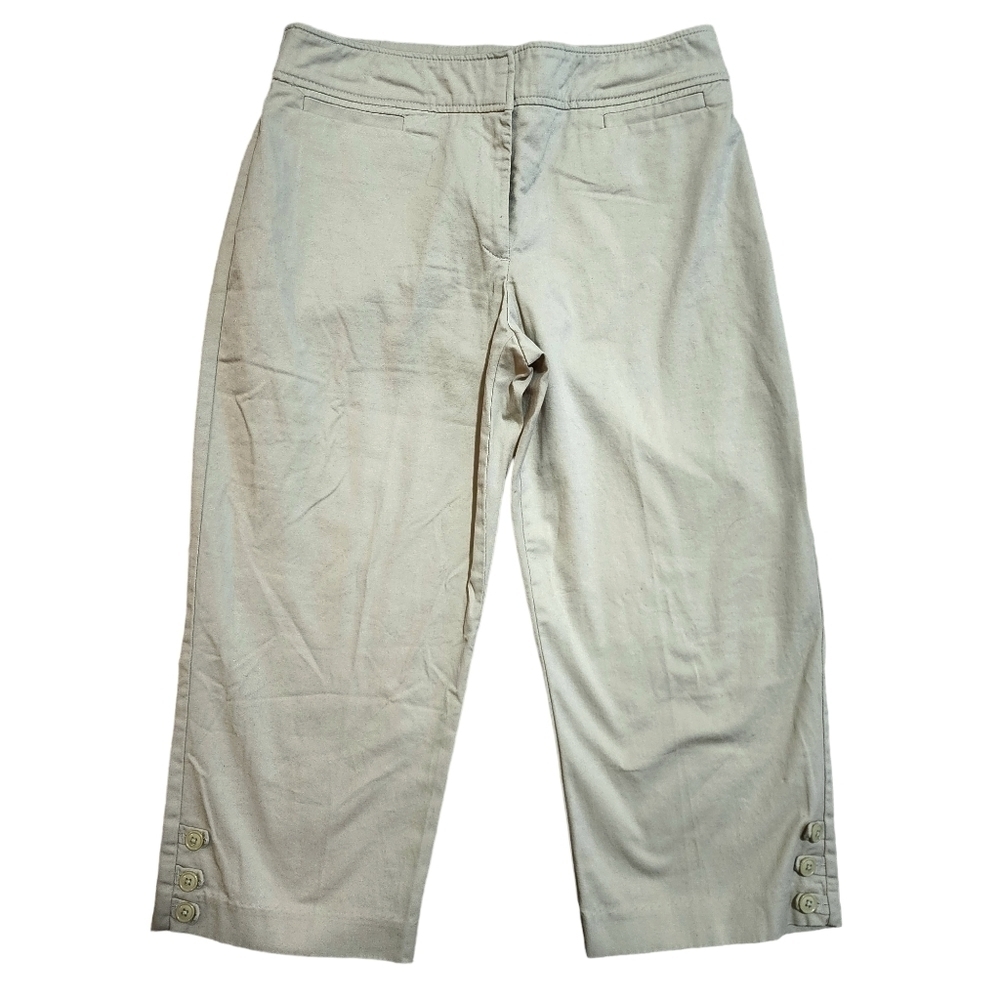 Sag Harbor Crop Kahki Petite Pants - 8P